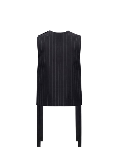 Striped Classic Bib Vest