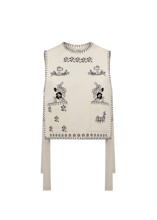 Vatslava Embroidered Vest
