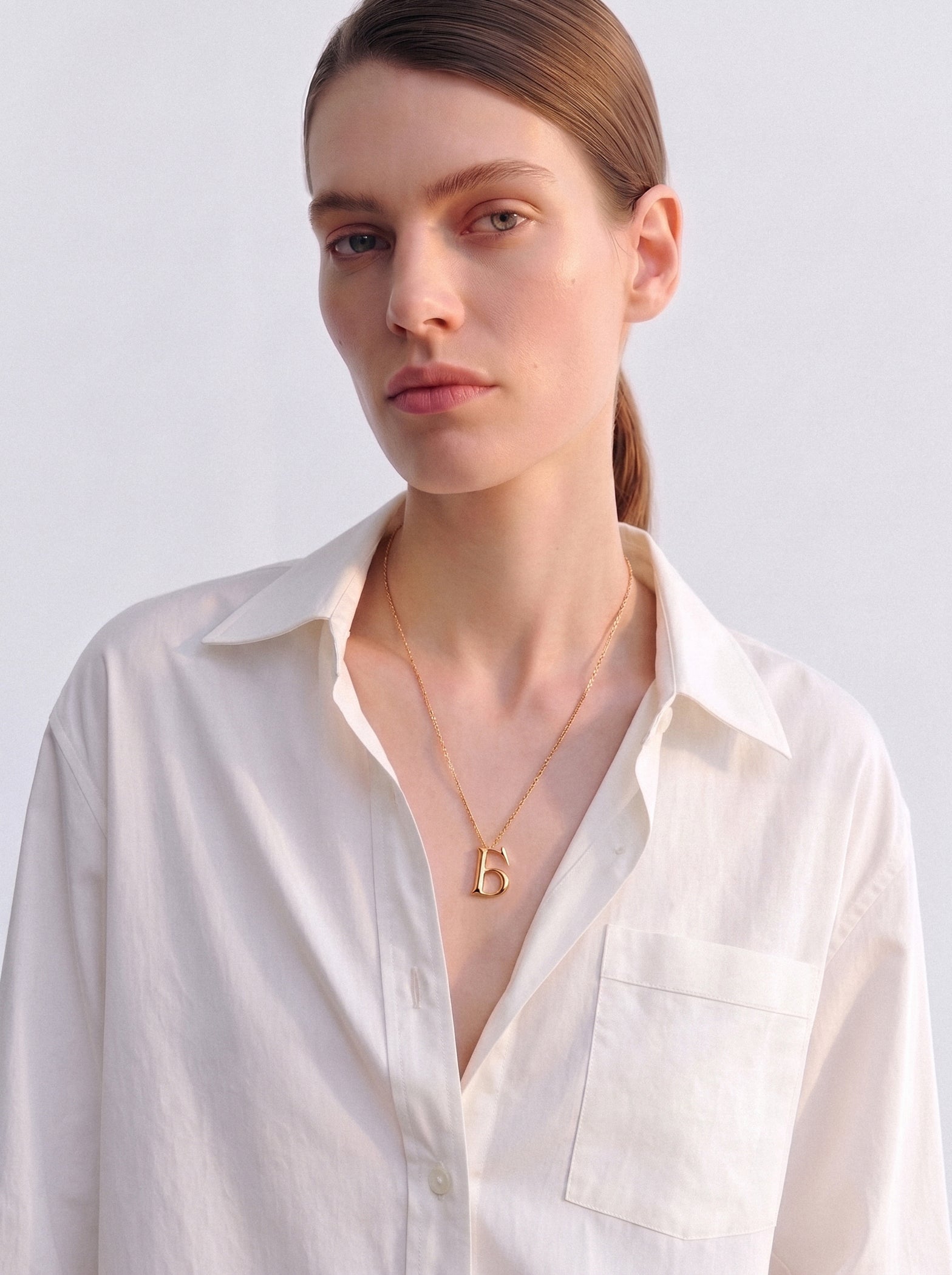 Narbut Pendant «Б» Gold-Plated slide 2