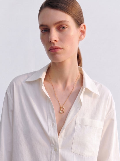 Narbut Pendant «Б» Gold-Plated