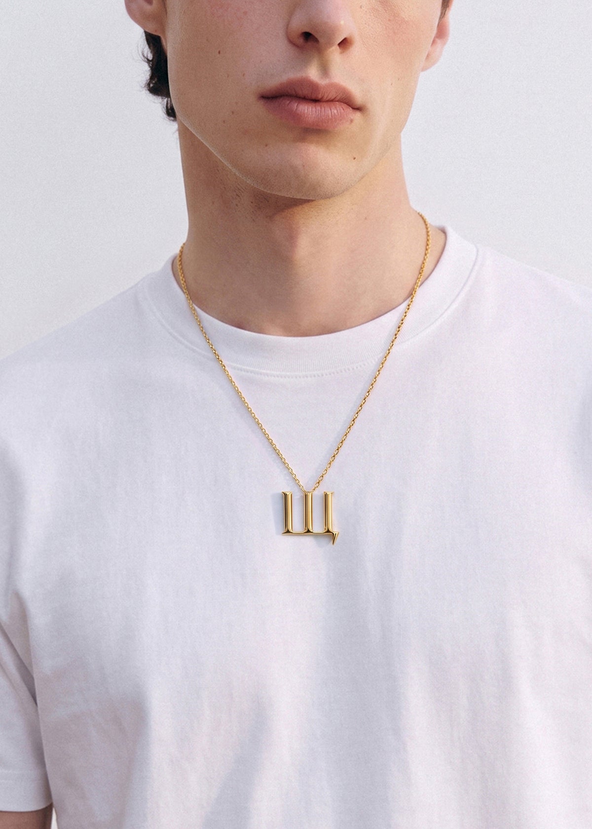 Narbut Pendant «Щ» Gold-Plated slide 2