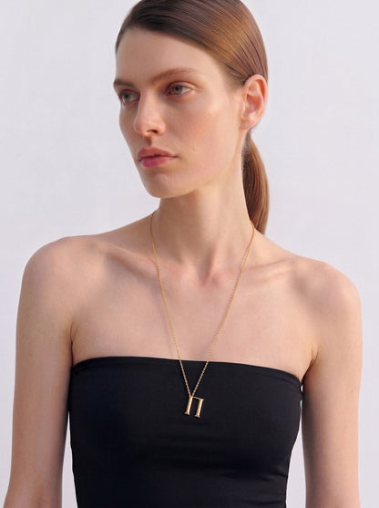 Narbut Pendant «П» Gold-Plated