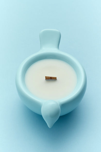 Bird Candle Periwinkle